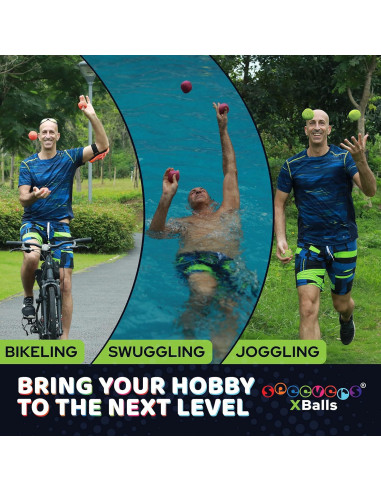 Pelotas de Malabarismo Speevers Set de 3 Mezcla de Colores 119g