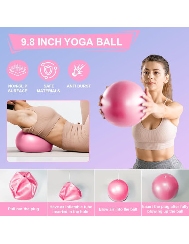 Kit de Pilates Esencial Speciarose 18 Piezas Rosa