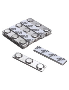 12 Juegos de Imanes Magnéticos para Etiquetas de Nombre HAZOULEN