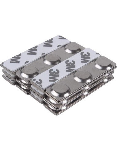 12 Juegos de Imanes Magnéticos para Etiquetas de Nombre HAZOULEN