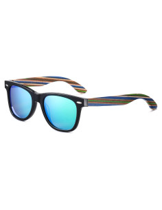 Gafas de sol de madera DUCO polarizadas UV400 para hombres