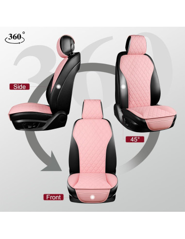 Conjunto de Fundas de Asiento Delantero BaoLL Rosa Universal