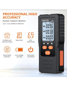 Contador Geiger Portátil Proster RD650 - Detector de Radiación 0.00Sv~500mSv 2