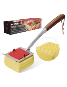 Cepillo para Parrilla ENLOY Sin Cerda 43 cm con Raspador