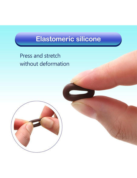 25 Agarraderas de Silicona Antideslizantes para Gafas Esyhocm