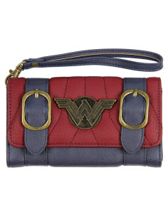 Billetera Clutch Wonder Woman Bioworld con Solapa Frontal