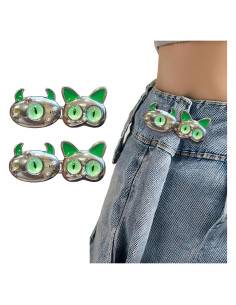 Pines de Botones Ajustables LRITER para Jeans - Verde