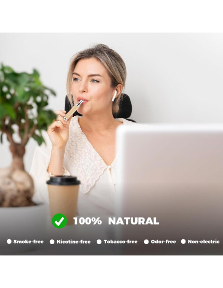 Inhalador Natural LINKHO para Cesación del Tabaco con Menta