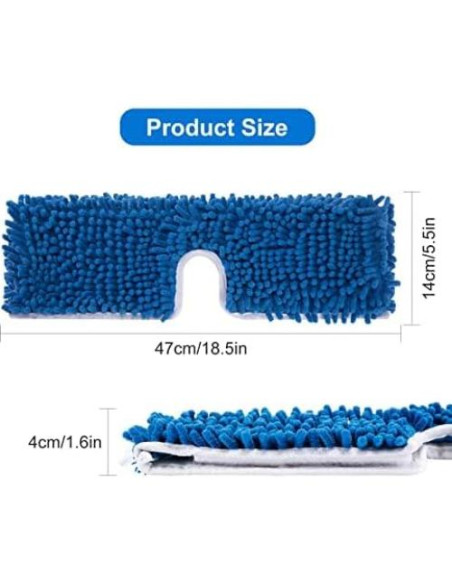 Paquete de 2 Recambios de Mopa de Microfibra kCarpoly