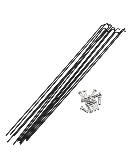 Radio de Bicicleta AYLIFU 14G Acero Inoxidable 260mm 12 Pcs