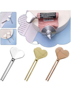 Exprimidor de Tubo Manual LNYMZD de Metal Dorado 9g 2