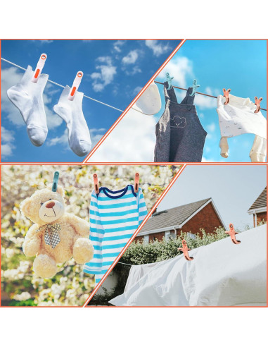 Paquete de 12 Clips para Toallas de Playa Yihurlm - Alta Resistencia