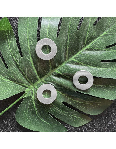 100 Etiquetas de Metal Pinhoollgo para Estampado DIY 22 mm