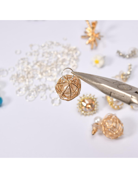 1000 Anillas de Salto Abiertas Plata 925 MICROAMOY 4x0.7mm