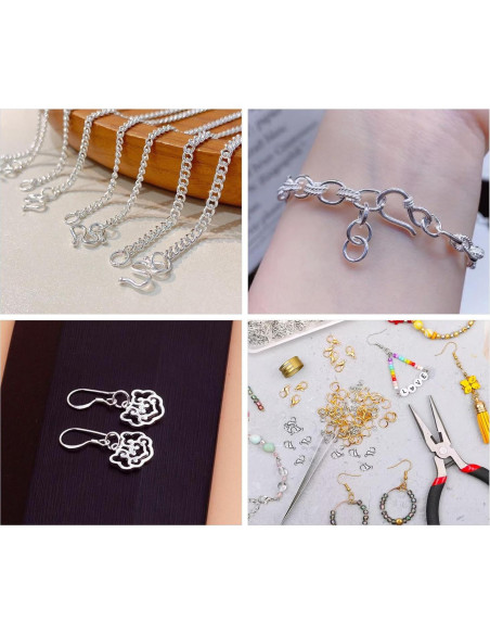 1000 Anillas de Salto Abiertas Plata 925 MICROAMOY 4x0.7mm