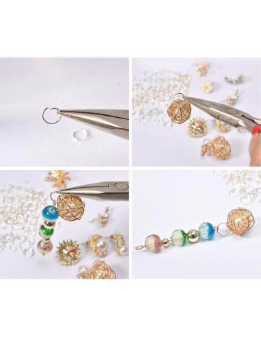 1000 Anillas de Salto Abiertas Plata 925 MICROAMOY 4x0.7mm