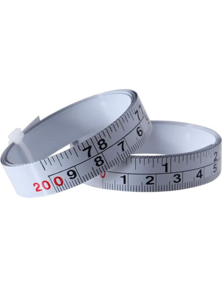 Cinta Métrica Autoadhesiva Helonge 1m y 2m para Trabajo