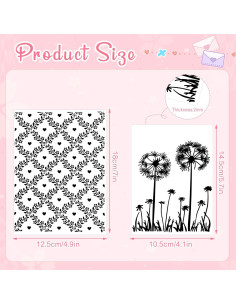 Mumufy 12 Carpetas de Relieve para Tarjetas 15x10.5cm 2