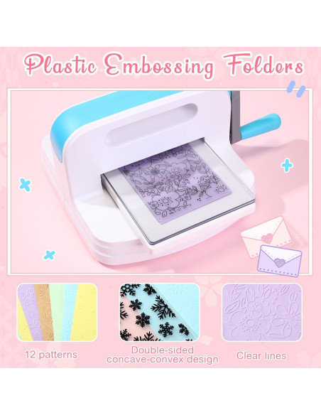 Mumufy 12 Carpetas de Relieve para Tarjetas 15x10.5cm