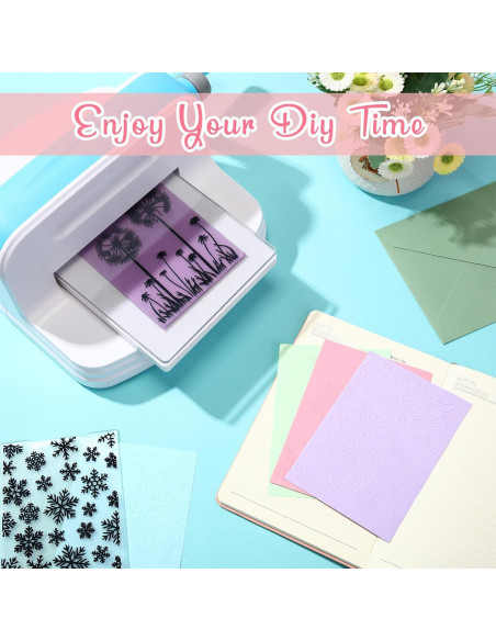 Mumufy 12 Carpetas de Relieve para Tarjetas 15x10.5cm