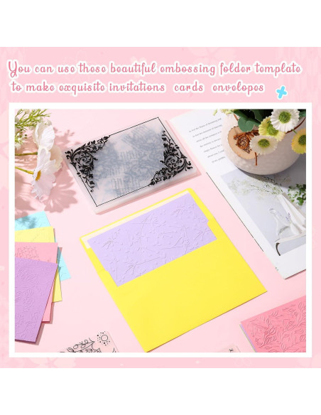 Mumufy 12 Carpetas de Relieve para Tarjetas 15x10.5cm