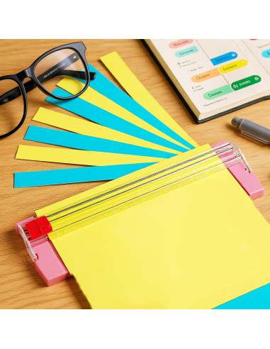 Cortador de Papel Compacto Joibabe Rosa para Manualidades