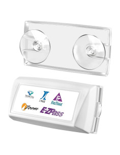 Soporte EZ Pass JUSTTOP para parabrisas con ventosas fuertes