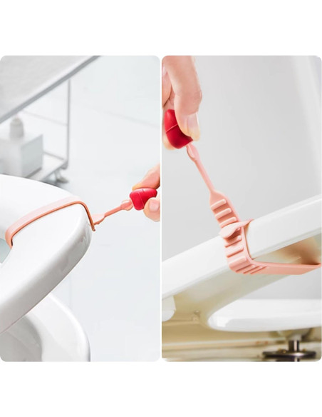 Levantador de Asiento de Inodoro Xisakaca 3 Piezas Silicona