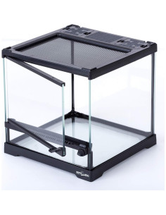Terrario de Vidrio REPTIZOO 20x20x20cm para Reptiles 2