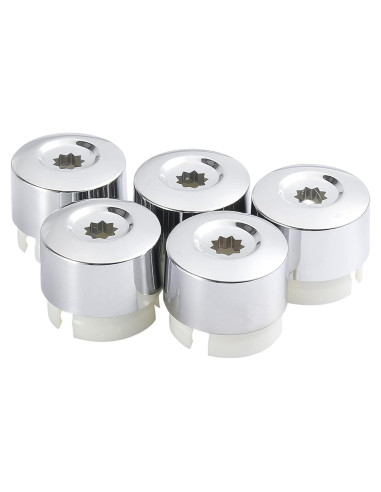 Cubierta de Tapa de Tuerca de Rueda X AUTOHAUX para VW Touareg 2004-2016 - 5 Piezas