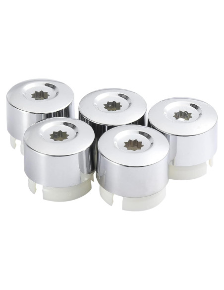 Cubierta de Tapa de Tuerca de Rueda X AUTOHAUX para VW Touareg 2004-2016 - 5 Piezas