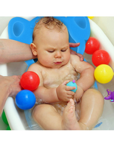 Esponja de Baño Suave para Bebés HL Elefante Azul 49x35cm