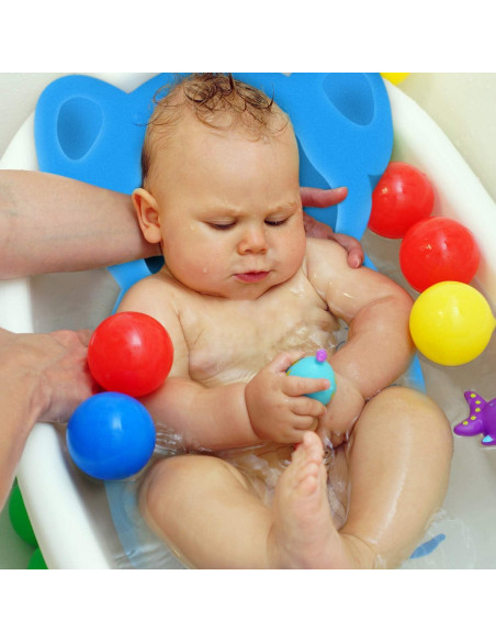 Esponja de Baño Suave para Bebés HL Elefante Azul 49x35cm