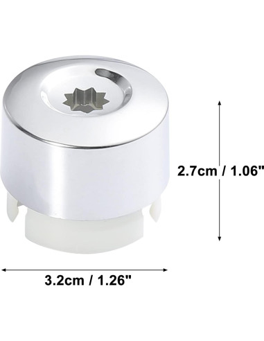 Cubierta de Tapa de Tuerca de Rueda X AUTOHAUX para VW Touareg 2004-2016 - 5 Piezas