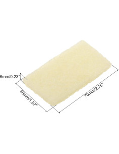 Borrador de Residuos PATIKIL 70x40mm, 3 Paquetes, Caucho 2