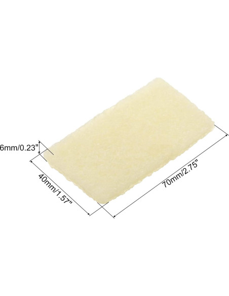 Borrador de Residuos PATIKIL 70x40mm, 3 Paquetes, Caucho