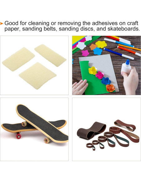 Borrador de Residuos PATIKIL 70x40mm, 3 Paquetes, Caucho