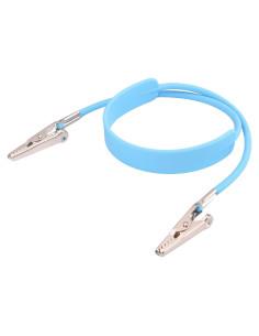 Baberos Sujetadores Clips LA MIERE 6Pcs Silicona Médica Azul Claro