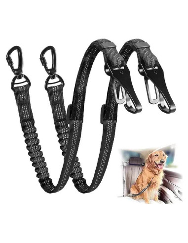 Cinturón de Seguridad para Perros ZenithFast 2Pack Ajustable