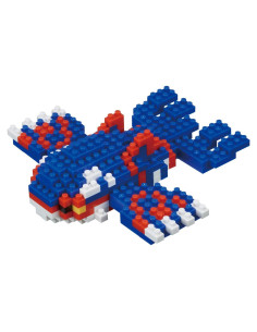 Nanoblock Kyogre Pokémon - Kit de Construcción 260 Piezas
