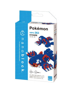 Nanoblock Kyogre Pokémon - Kit de Construcción 260 Piezas 2
