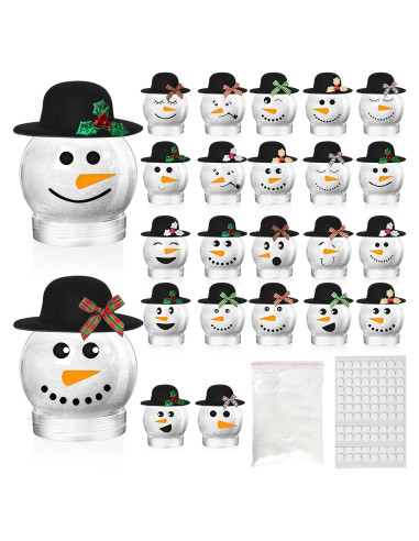 Kit de Globos de Nieve de Navidad Tkifoda - 24 Piezas DIY