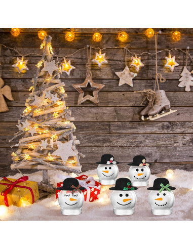 Kit de Globos de Nieve de Navidad Tkifoda - 24 Piezas DIY