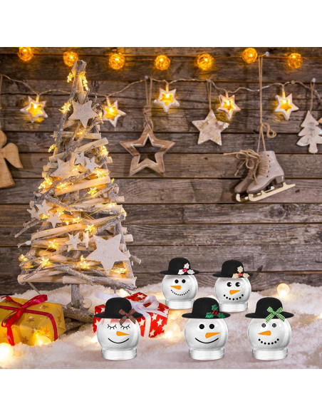 Kit de Globos de Nieve de Navidad Tkifoda - 24 Piezas DIY