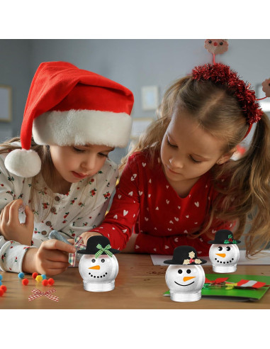 Kit de Globos de Nieve de Navidad Tkifoda - 24 Piezas DIY