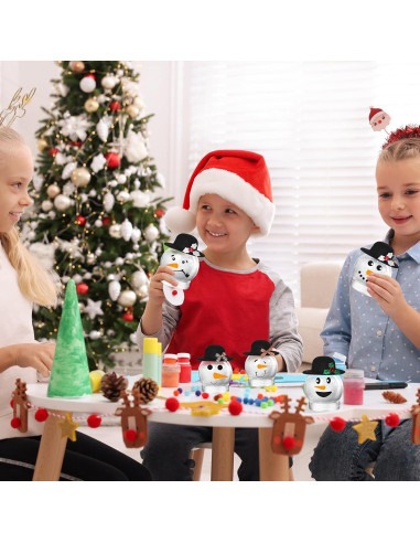 Kit de Globos de Nieve de Navidad Tkifoda - 24 Piezas DIY