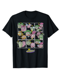 Camiseta de Hombre Nickelodeon Los Padrinos Mágicos Cosmo y Wanda