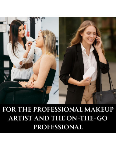 Alfombrilla de limpieza de brochas 2 ORCHIDS con soporte blanco