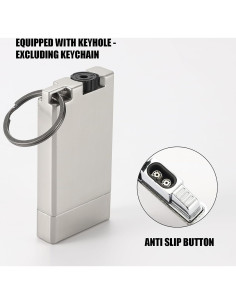 Encendedor de Butano Recargable Copmotds Doble Jet Ajustable - 2 Pzs 2