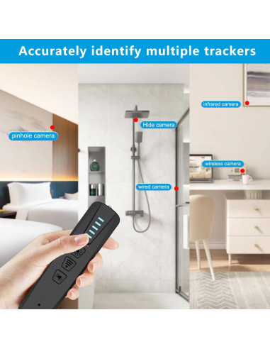 Detector de cámaras ocultas SnapDetect S500 - 25h batería, portátil
